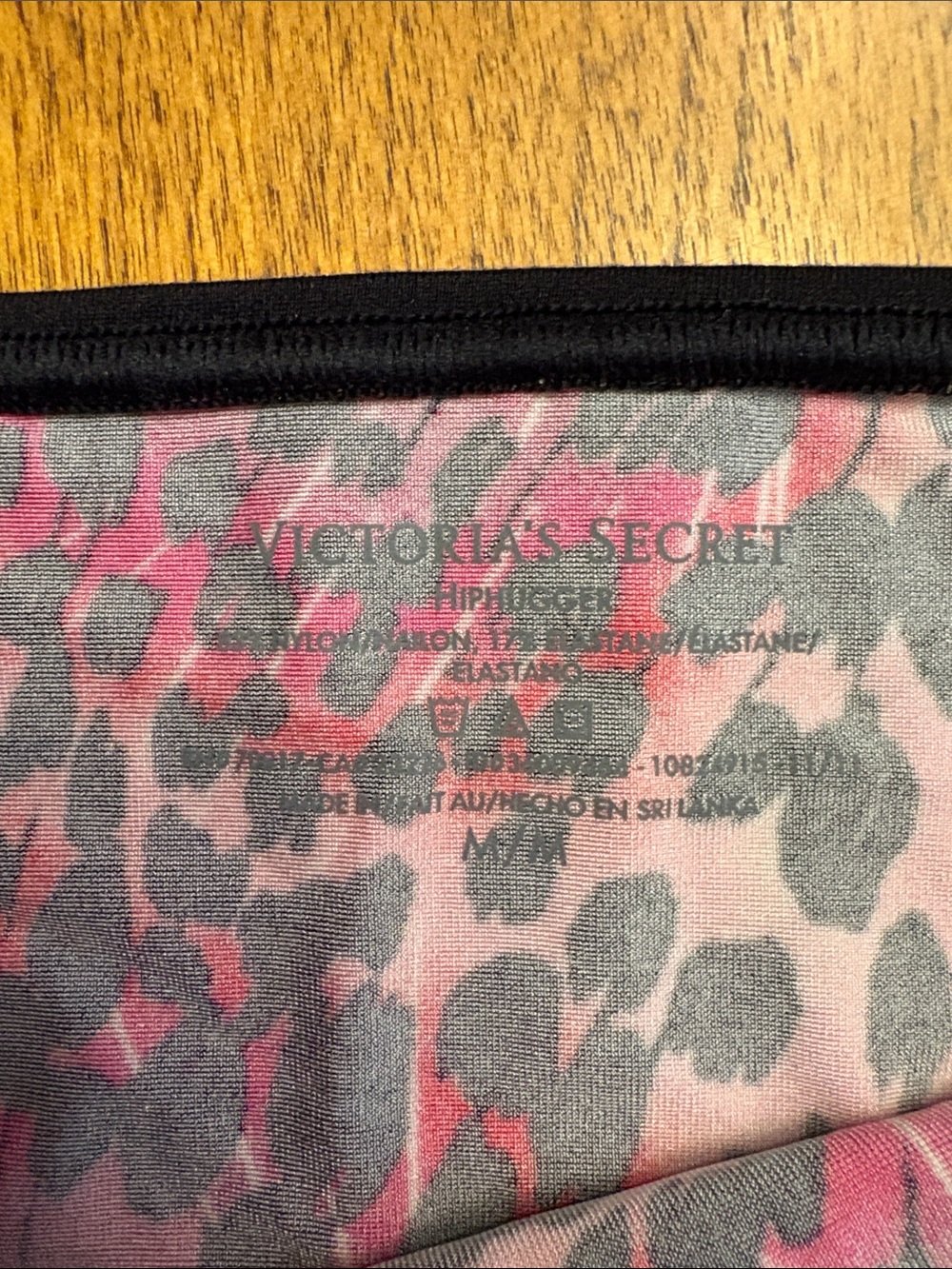 Victoria's Secret Pink and Black Leopard Hipster - Picture 4 of 5